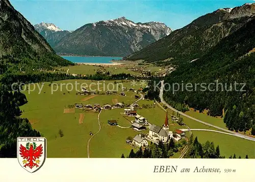 AK / Ansichtskarte Eben Achensee Fliegeraufnahme Karwendelgebirge Seekarspitze  Kat. Eben am Achensee