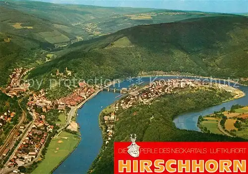 AK / Ansichtskarte Hirschhorn Neckar Fliegeraufnahme Kat. Hirschhorn (Neckar)