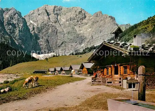 AK / Ansichtskarte Eng Alm Panorama Karwendel