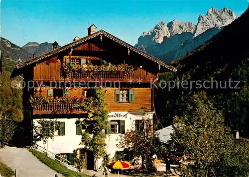 AK / Ansichtskarte Kaisertal Alpengasthof Pfandlhof Kat. Kufstein