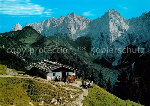 AK / Ansichtskarte Kaisergebirge Hinterkaiserfeldenalm Wilder Kaiser Kat. Kufstein