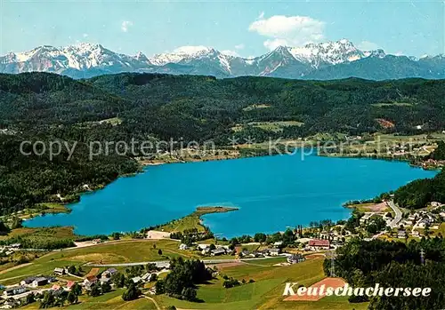 AK / Ansichtskarte Keutschach See Fliegeraufnahme Karawanken Kat. Keutschach am See