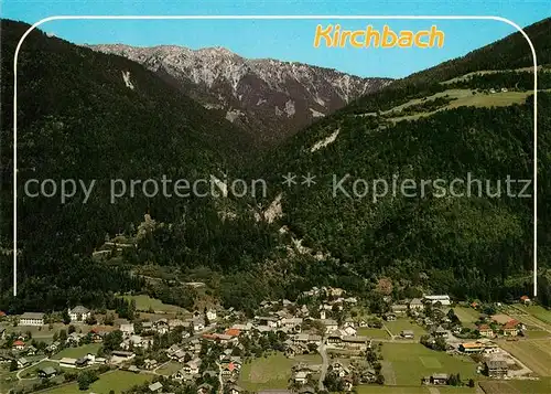 AK / Ansichtskarte Kirchbach Kaernten Fliegeraufnahme Kat. Kirchbach