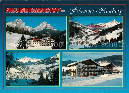 AK / Ansichtskarte Neuberg Filzmoos Neubergerhof Alpengasthof Pension Winter Kat. Filzmoos