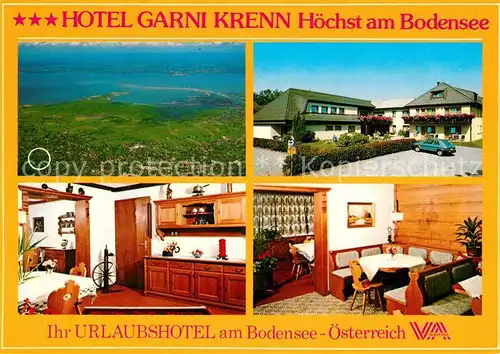 AK / Ansichtskarte Hoechst Vorarlberg Hotel Garni Krenn Kat. Hoechst