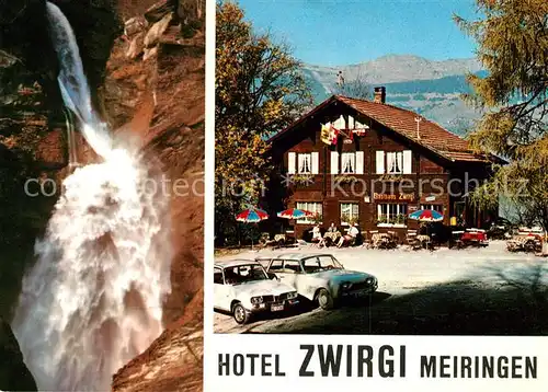 AK / Ansichtskarte Meiringen BE Hotel Zwirgi Wasserfall Kat. Meiringen