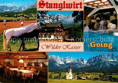 AK / Ansichtskarte Going Wilden Kaiser Tirol Alt Tiroler Gaststaette Stanglwirt Kat. Going am Wilden Kaiser
