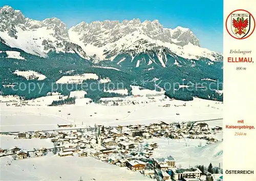 AK / Ansichtskarte Ellmau Tirol Fliegeraufnahme Winter Kat. Ellmau