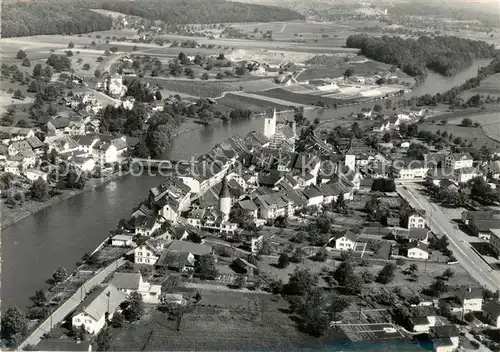 AK / Ansichtskarte Mellingen AG Fliegeraufnahme Kat. Mellingen