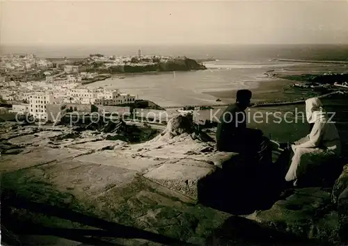 AK / Ansichtskarte Rabat Marokko Vue du Bou Regreg du haut de la Tour Hassan Kat. Marocco