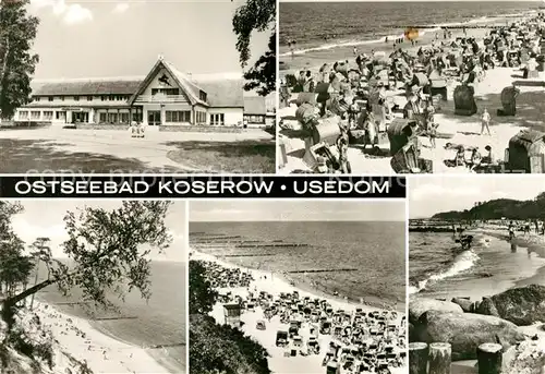 AK / Ansichtskarte Koserow Ostseebad Usedom Strand  Kat. Koserow