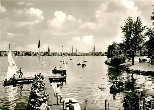 AK / Ansichtskarte Hamburg Aussenalster  Kat. Hamburg