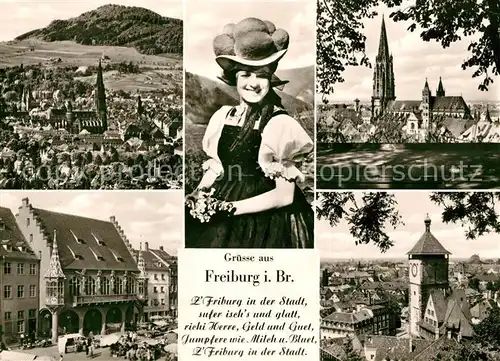 AK / Ansichtskarte Freiburg Breisgau Ortsansichten  Kat. Freiburg im Breisgau