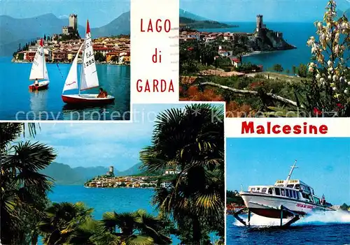 AK / Ansichtskarte Malcesine Lago di Garda Teilansichten Kat. Malcesine