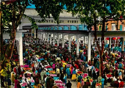 AK / Ansichtskarte Ventimiglia Blumenmarkt Kat. Menton