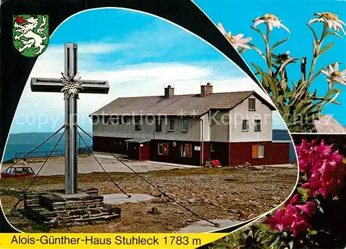 AK / Ansichtskarte Steinhaus am Semmering Alois Guenther Haus Stuhleck Kreuz
