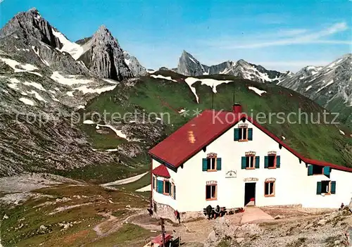 AK / Ansichtskarte Leutkircher Huette Panorama Kat. St Anton Arlberg