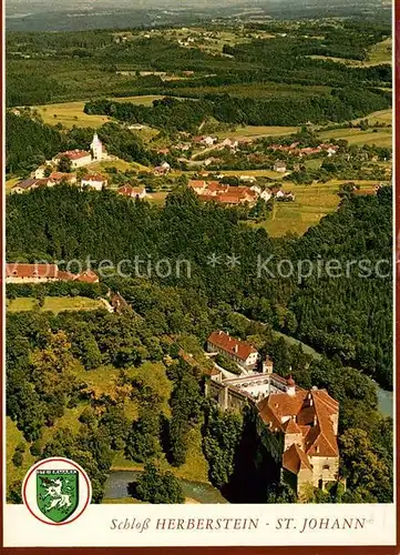 AK / Ansichtskarte St Johann am Tauern Schloss Herberstein Fliegeraufnahme Kat. St Johann in der Haide Steiermark