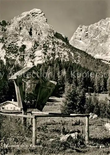AK / Ansichtskarte Berchtesgaden Kuehrointalm mit Kl Watzmann  Kat. Berchtesgaden