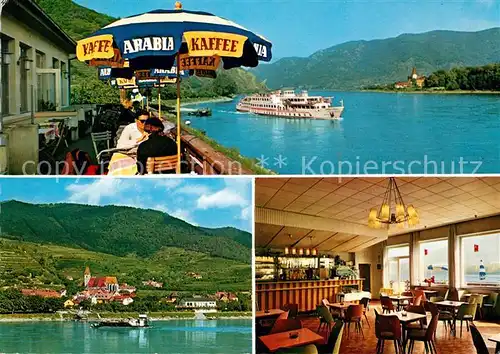 AK / Ansichtskarte Spitz Donau Strandcafe  Kat. Spitz Wachau Donau