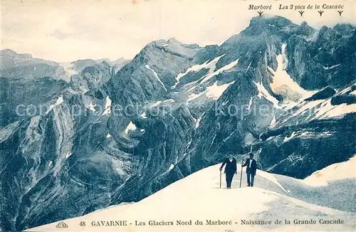 AK / Ansichtskarte Gavarnie Hautes Pyrenees Glaciers Nord du Marbore Kat. Gavarnie