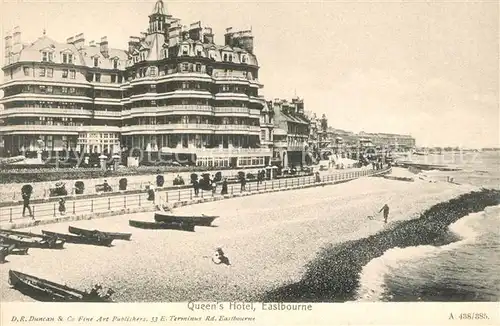 AK / Ansichtskarte Eastbourne Sussex Queens Hotel Kat. Eastbourne