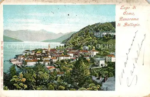 AK / Ansichtskarte Bellagio Lago di Como Seepartie