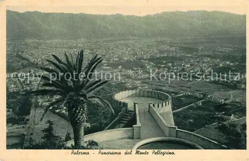 AK / Ansichtskarte Palermo Sicilia Panorama dal Monte Pellegrino Kat. Palermo