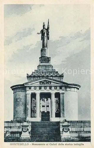 AK / Ansichtskarte Pavia Montebello Monumento ai Caduti della storica battaglia Kat. Pavia