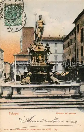 AK / Ansichtskarte Bologna Fontana del Nettuno  Kat. Bologna