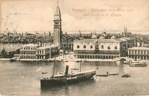 AK / Ansichtskarte Venezia Venedig Visto del Isola di S. Giorgio Kat. 