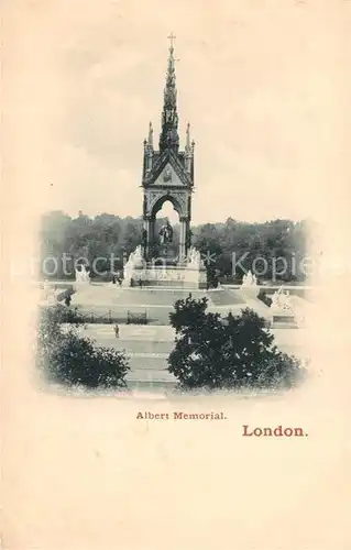 AK / Ansichtskarte London Albert Memorial Kat. City of London