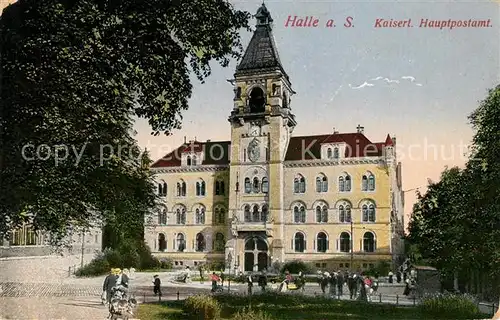 AK / Ansichtskarte Halle Saale Kaiserliches Hauptpostamt Kat. Halle