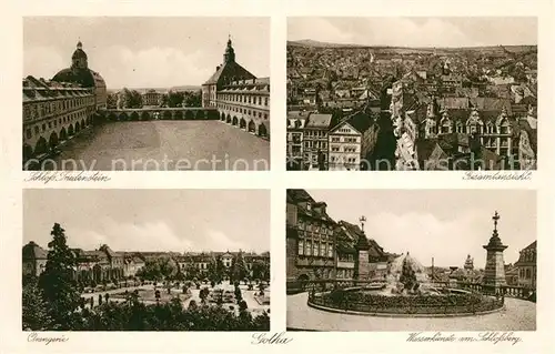 AK / Ansichtskarte Gotha Thueringen Schloss Friedenstein Orangerie Wasserkusnt Schlossberg  Kat. Gotha