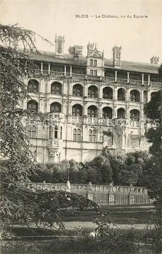 AK / Ansichtskarte Blois Loir et Cher Chateau vu du Square Kat. Blois