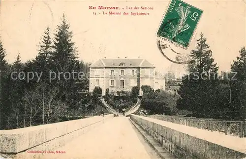 AK / Ansichtskarte Lac des Settons La Maison des Ingenieurs Kat. Miniac Morvan