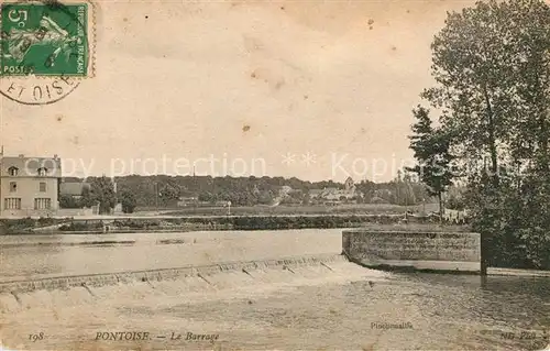 AK / Ansichtskarte Pontoise  Val d Oise Le Barrage Kat. Pontoise