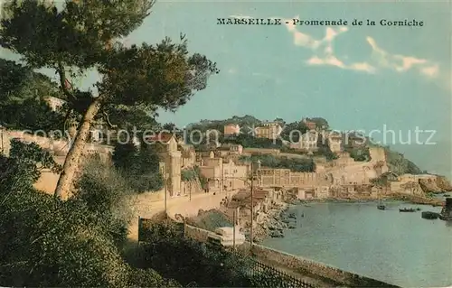 AK / Ansichtskarte Marseille Bouches du Rhone Promenade de la Corniche Cote d Azur