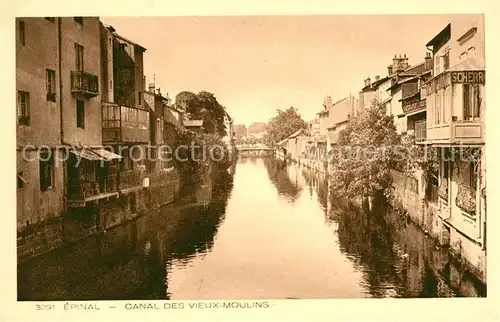 AK / Ansichtskarte Epinal Vosges Canal des Vieux Moulins Kat. Epinal