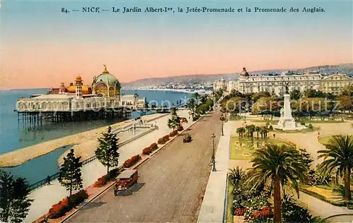 AK / Ansichtskarte Nice Alpes Maritimes Jardin Albert Ier Jetee Promenade et la Promenade des Anglais Kat. Nice