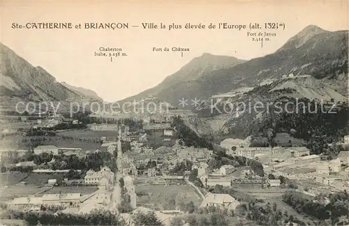AK / Ansichtskarte Sainte Catherine Briancon Panorama Ville la plus elevee de l Europe