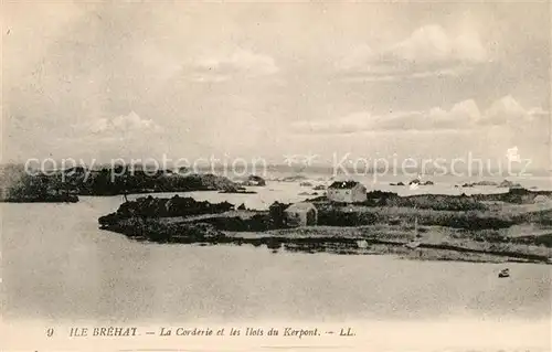 AK / Ansichtskarte Ile de Brehat La Corderie et les Ilots du Kerpont Kat. Ile de Brehat