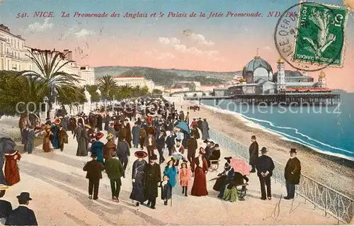 AK / Ansichtskarte Nice Alpes Maritimes Promenade des Anglais Palais de la Jetee Promenade Kat. Nice