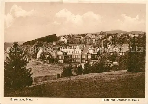 AK / Ansichtskarte Braunlage Hotel Deutsches Haus  Kat. Braunlage Harz