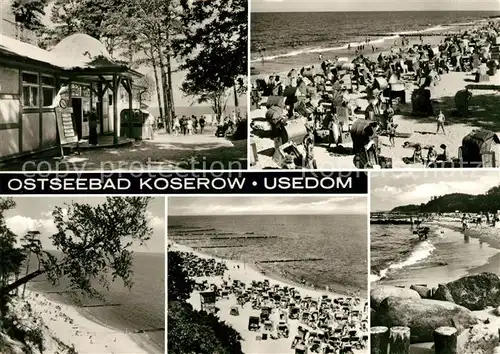 AK / Ansichtskarte Koserow Ostseebad Usedom Strand  Kat. Koserow