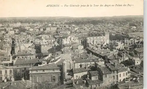 AK / Ansichtskarte Avignon Vaucluse Vue generale prise de la Tour des Anges au Palais des Papes Kat. Avignon