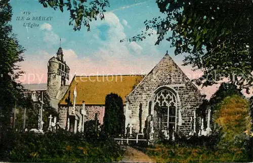 AK / Ansichtskarte Ile de Brehat Eglise Kat. Ile de Brehat