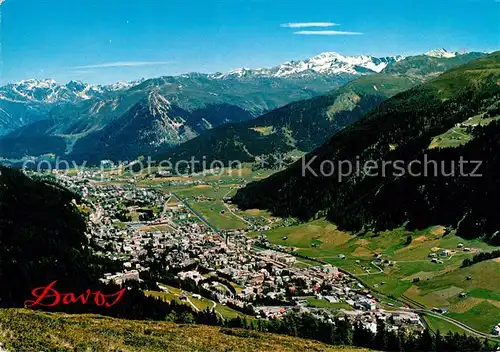 AK / Ansichtskarte Davos GR Panorama Kat. Davos