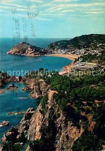 AK / Ansichtskarte Tossa de Mar La Costa y la Villa Kat. Costa Brava