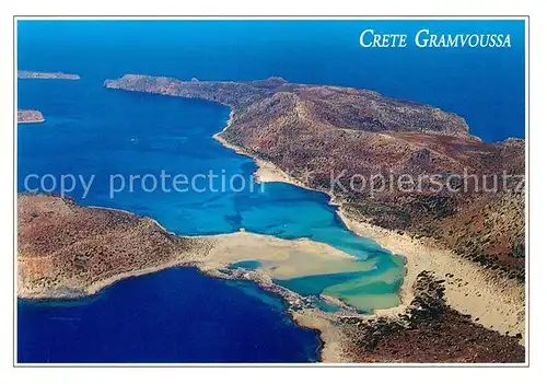 AK / Ansichtskarte Kreta Crete Gramvoussa Fliegeraufnahme Kat. Insel Kreta